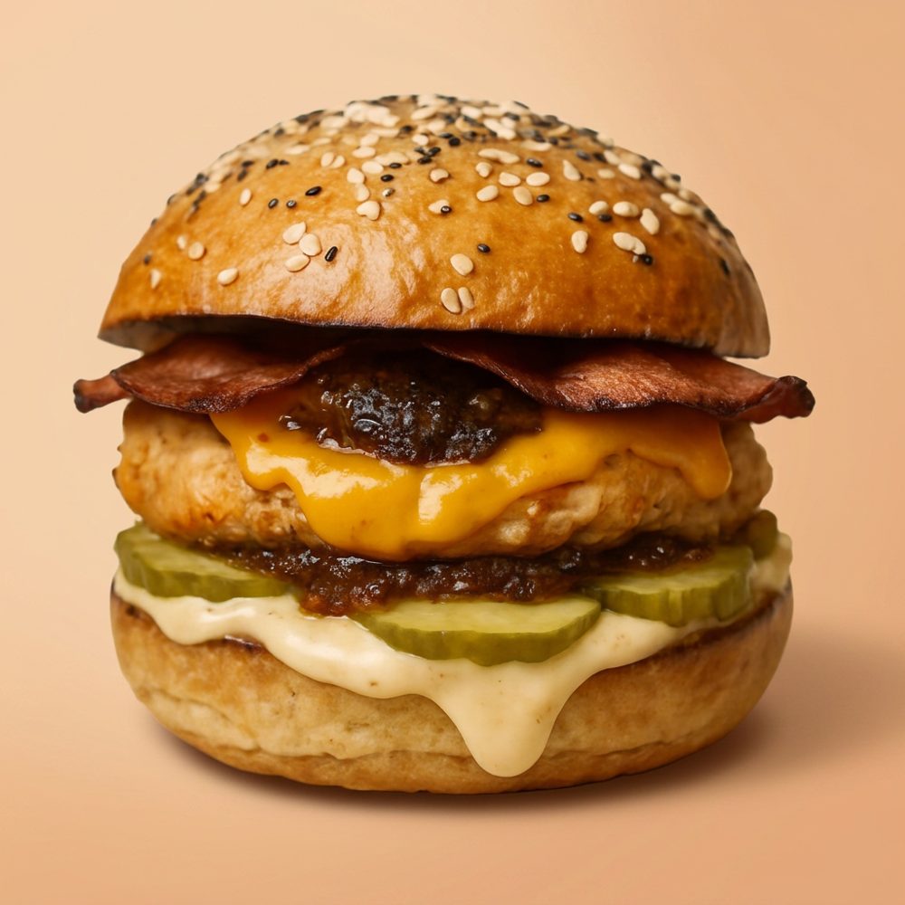 Chicken Burger + Pop + Fries